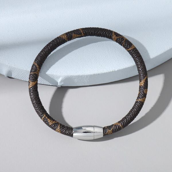 

Snakeskin Pattern Bracelet, Black