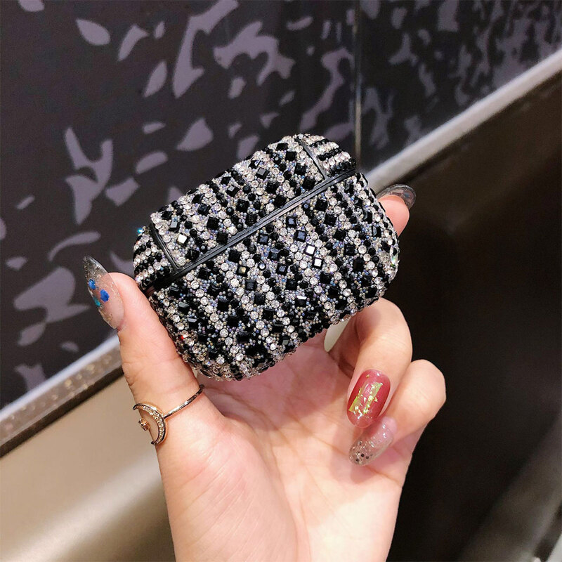 

Rhinestone Decor  Case, Black