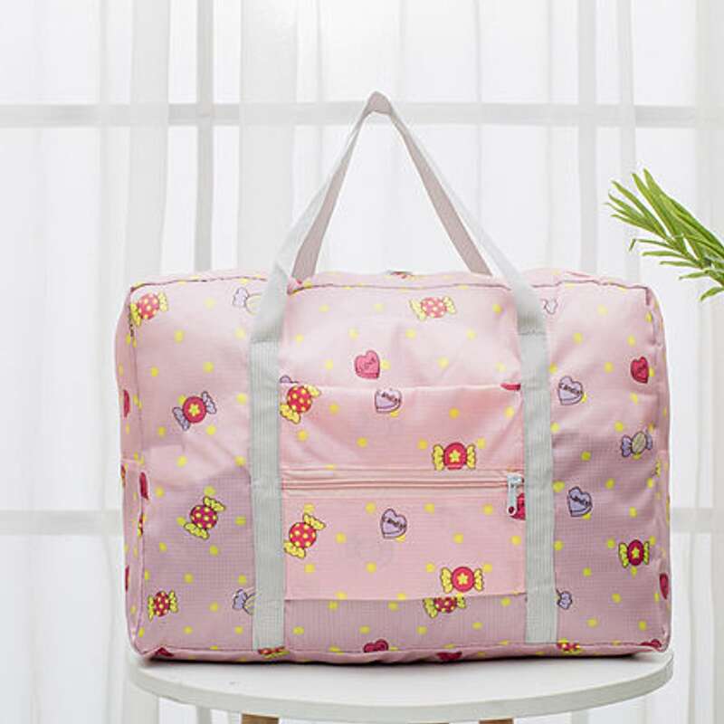

1pc Random Cartoon Large Capacity Travel Storage Bag, Multicolor