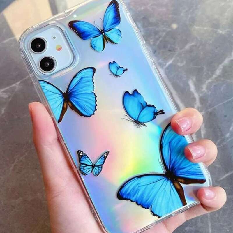 

Butterfly Print iPhone Case, Multicolor