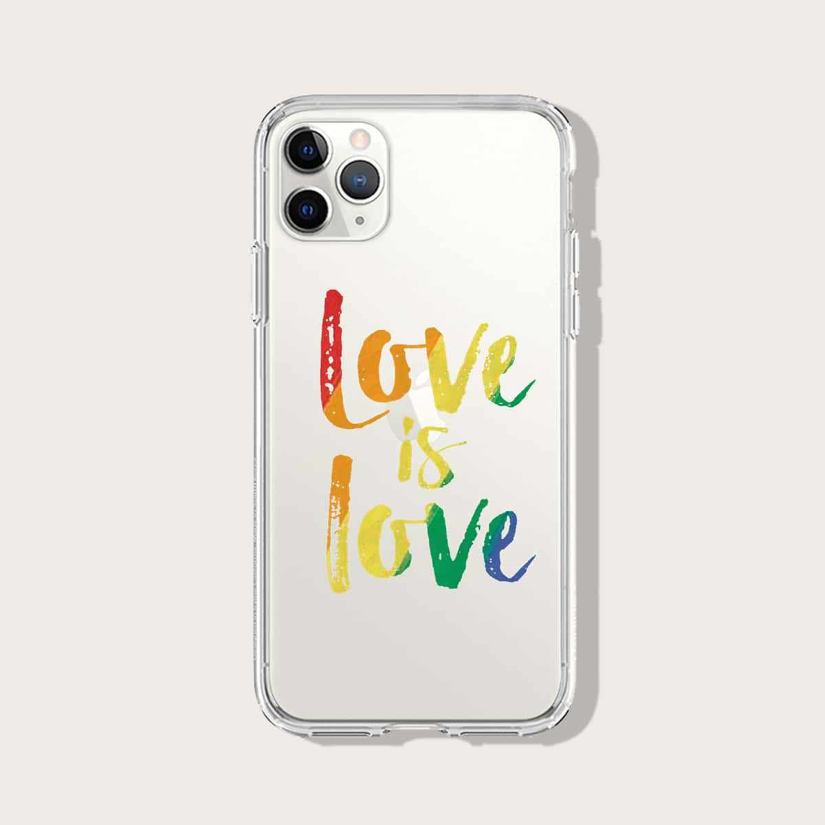 

Letter Graphic Clear iPhone Case