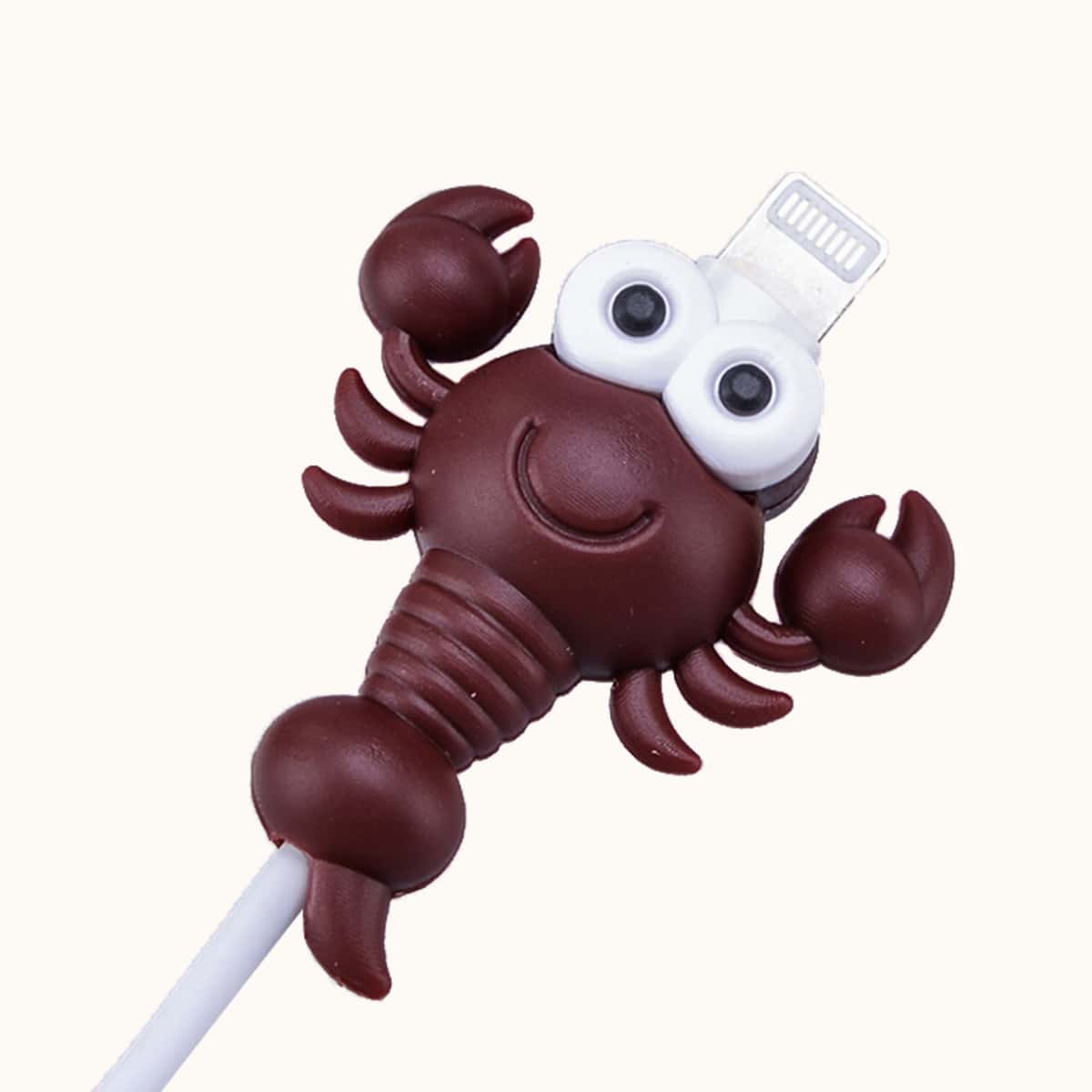 

Lobster Shaped Data Cable Protector, Multicolor