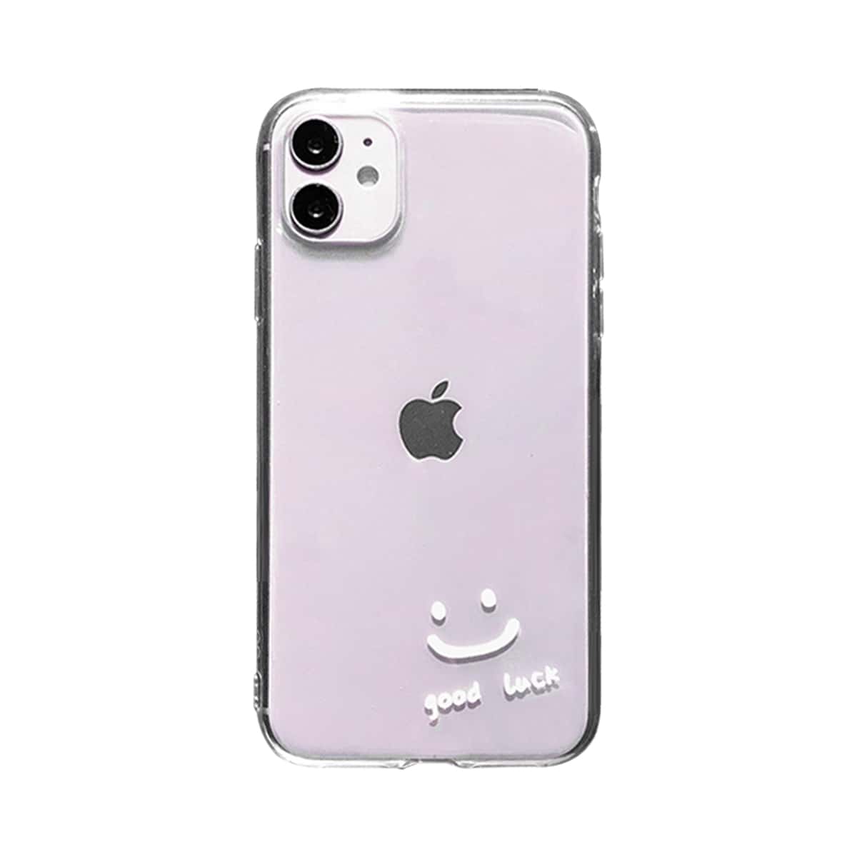 

Smile Pattern Clear iPhone Case