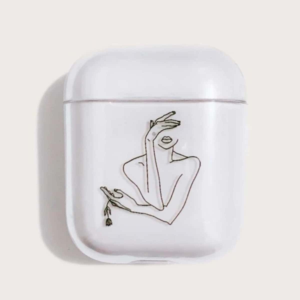 

Figure Print AirPods Case, Clear