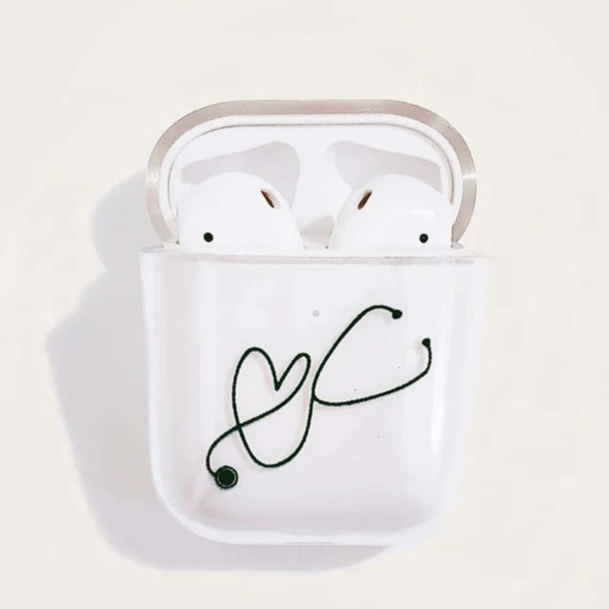 

Stethoscope Print AirPods Case, Clear