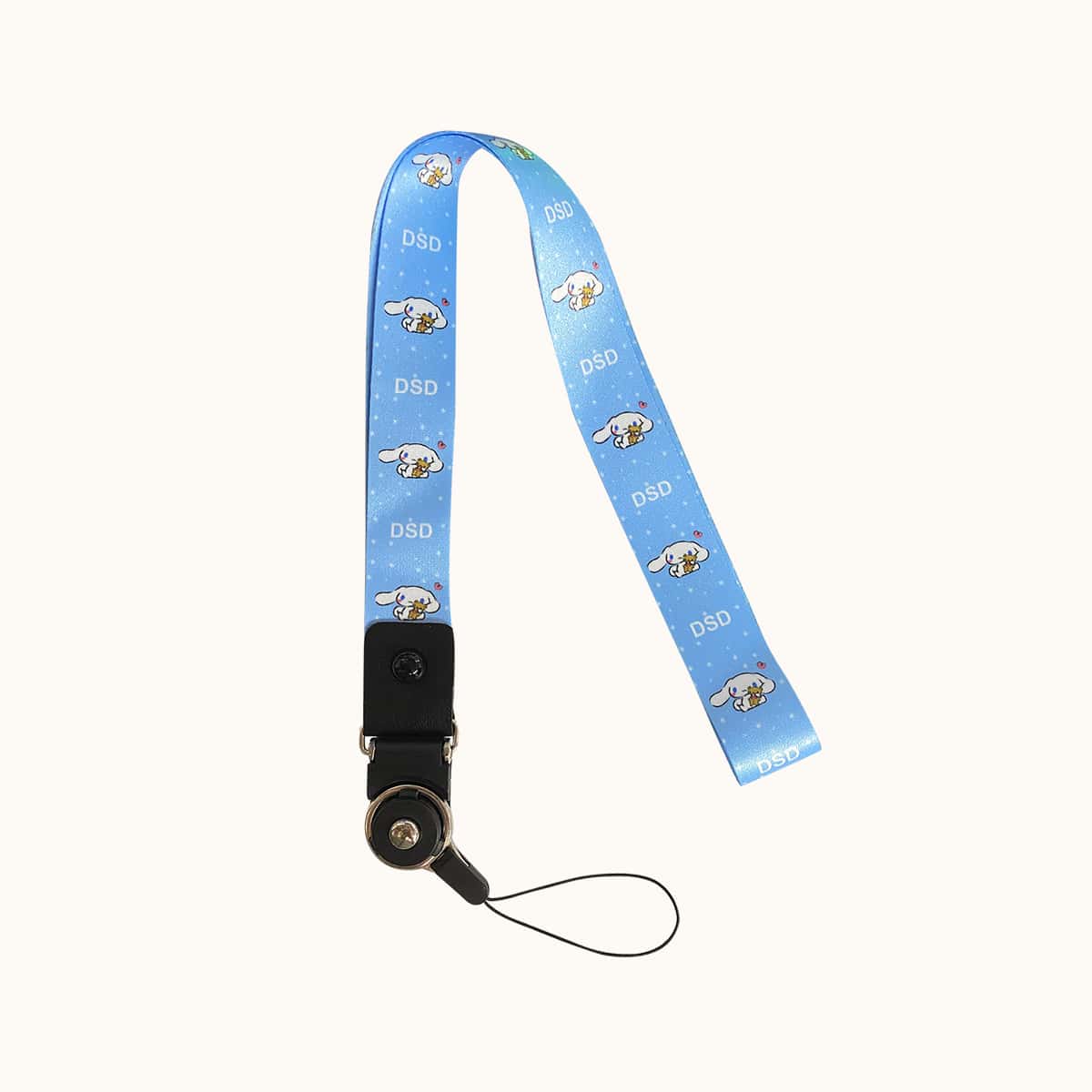 

Cartoon Rabbit Phone Lanyard, Blue