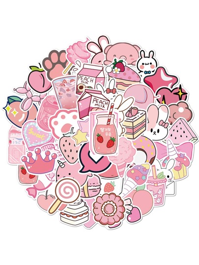 50pcs Cartoon Pattern Sticker