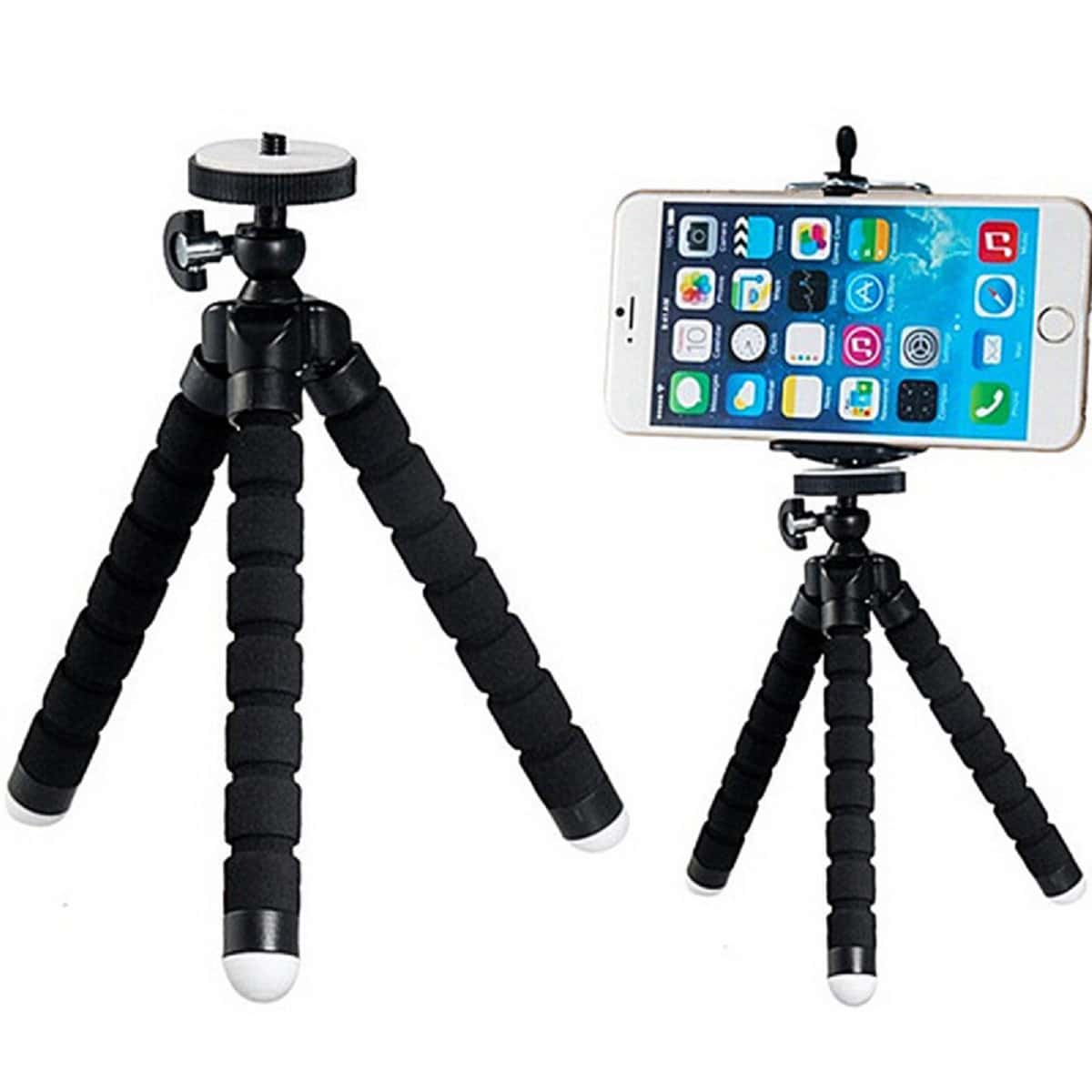 

Desktop Adjustable Phone Tripod, Black