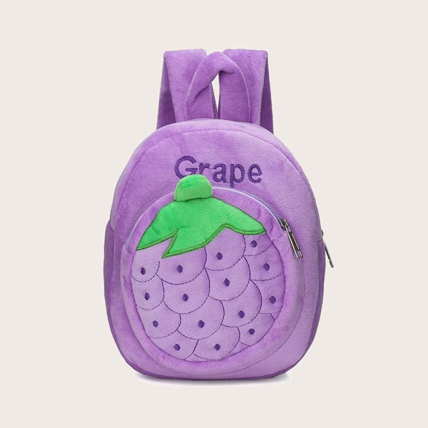 

Girls Grape Design Backpack, Purple