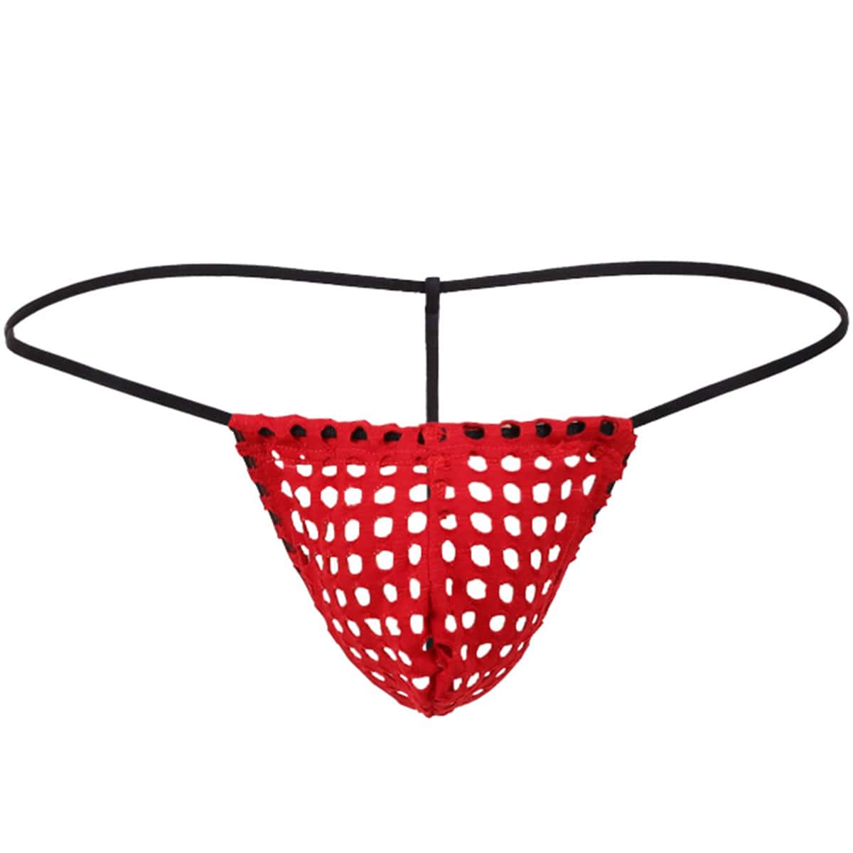 

Guys Hollow Out Solid Brief, Red