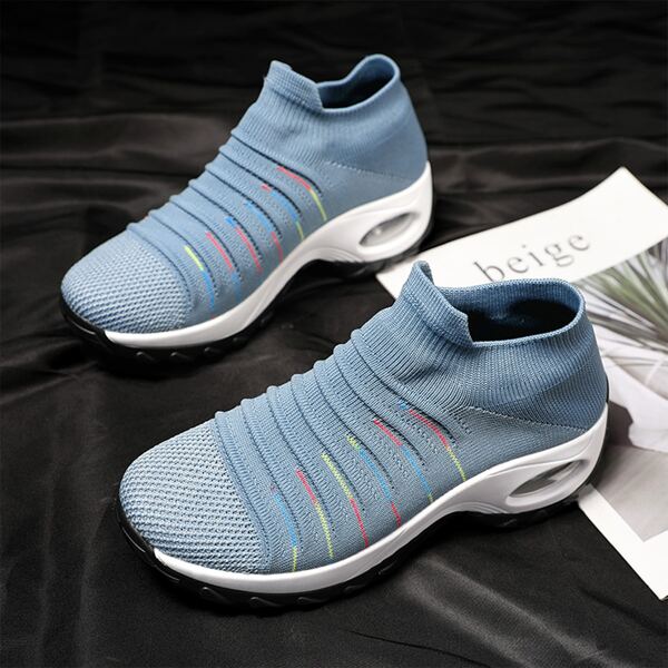 

Slip On Air Cushion Sock Sneakers, Blue
