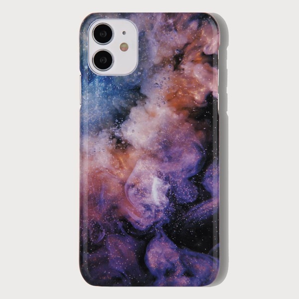 

Чехол для iPhone с узором "туманность, Многоцветный