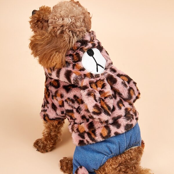 

Leopard Dog Jumpsuit, Pink