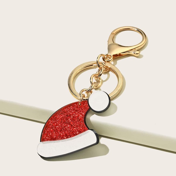 

Christmas Hat Decor Bag Charm, Red