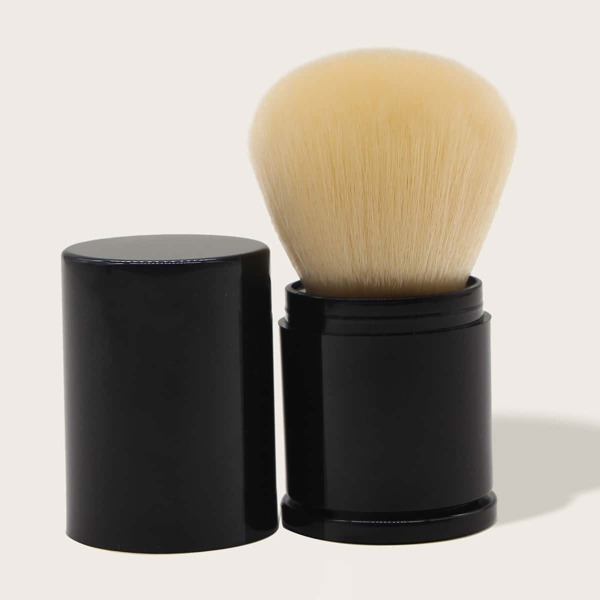 

1pc Collapsible Powder Brush, Black
