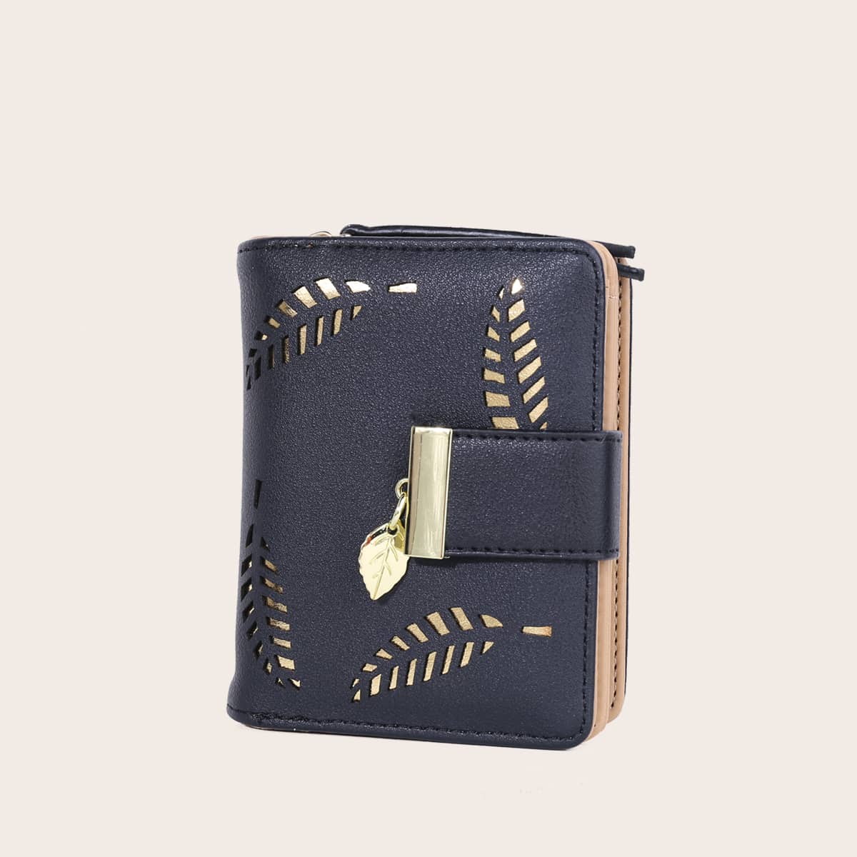 

Laser Cut Folded Purse, Black