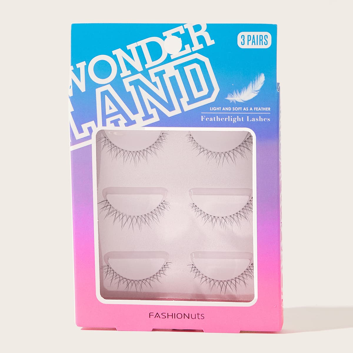 

3pairs False Eyelashes, Black