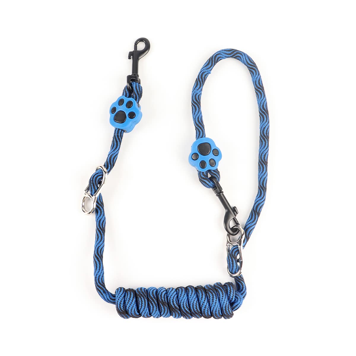 

1pc Double-ended Dog Leash, Blue