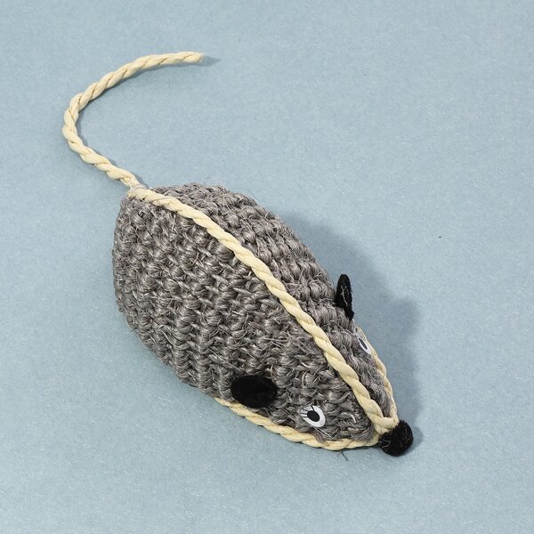 

Mouse Shaped Cat Toy, Dark grey