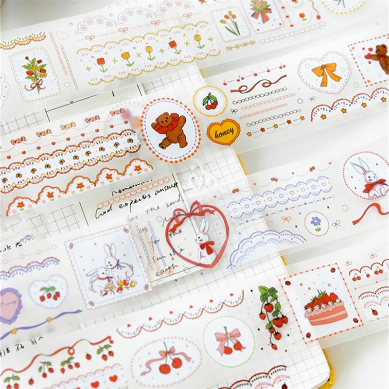 

1roll Cartoon Graphic Random Decorative Tape, Multicolor