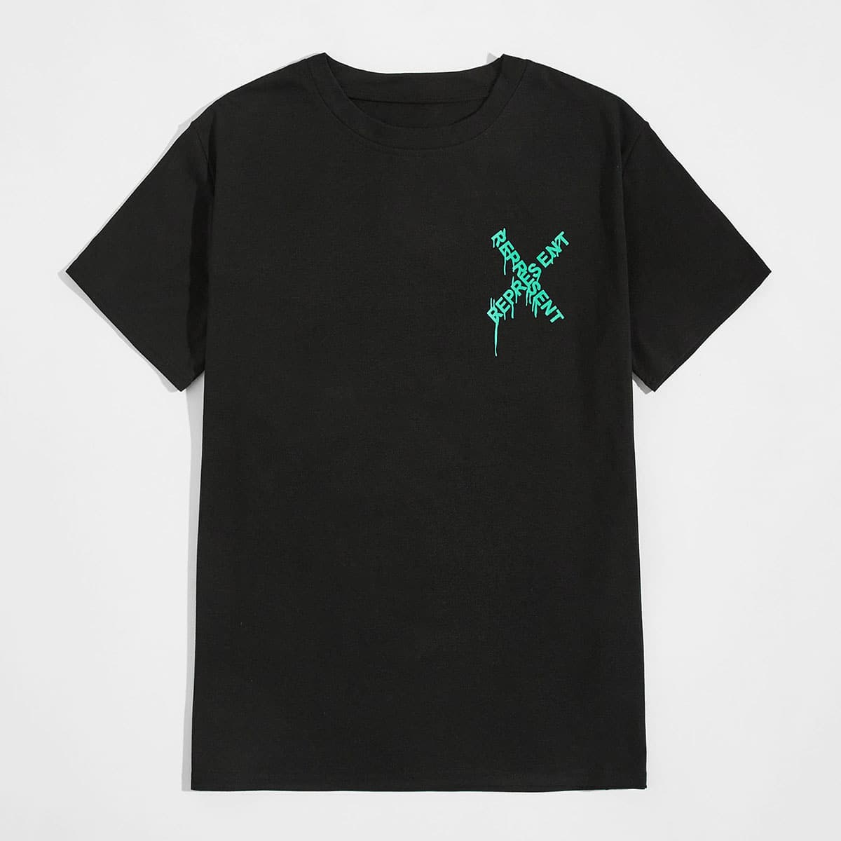 

Guys Letter Graphic Tee, Black
