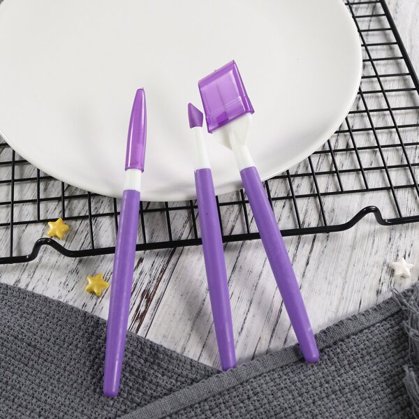 

3pcs Exhaust Needle Set, Purple