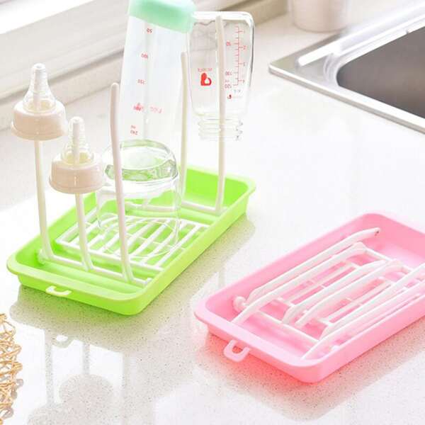 

1pc Foldable Random Cup Drain Rack, Multicolor