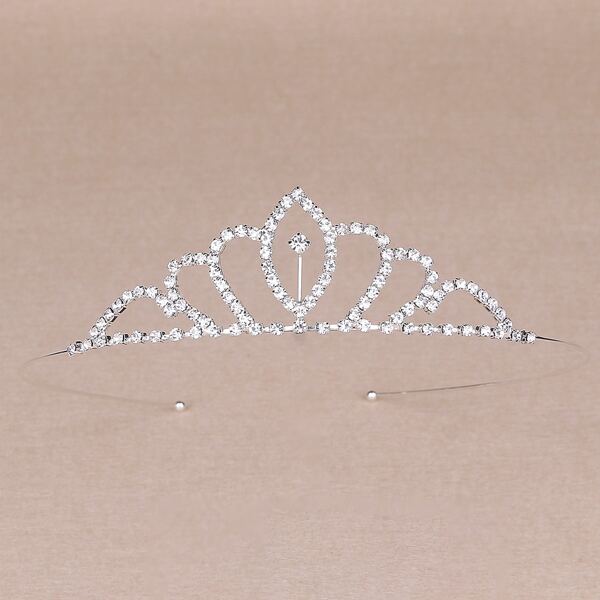 

Rhinestone Decor Hair Hoop, Silver