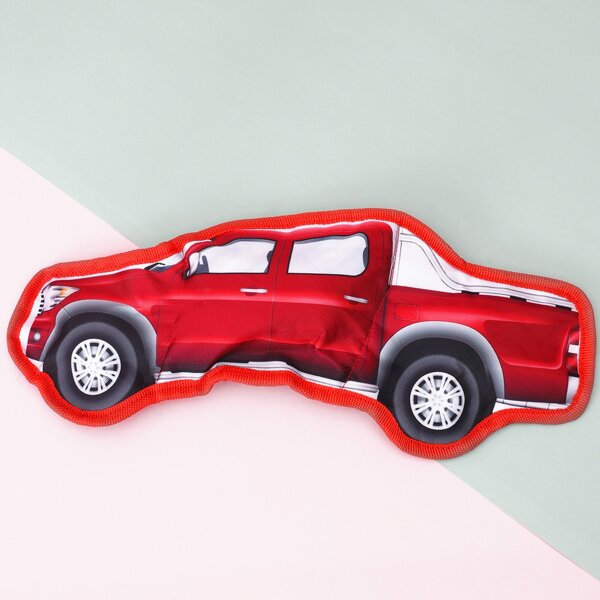 

Car Shaped Dog Chew Toy, Red
