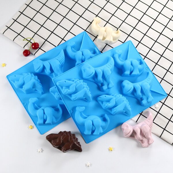 

1pc Dinosaur Shaped Mold, Blue