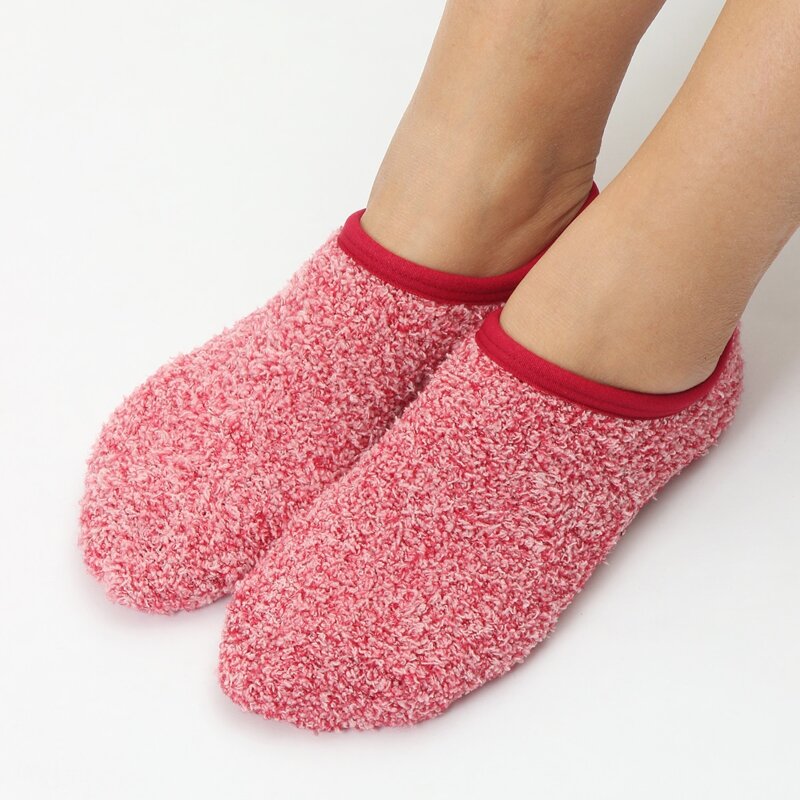 

Simple Ankle Socks, Red