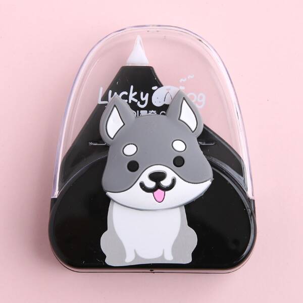 

1pc Cartoon Graphic Correction Tape, Black