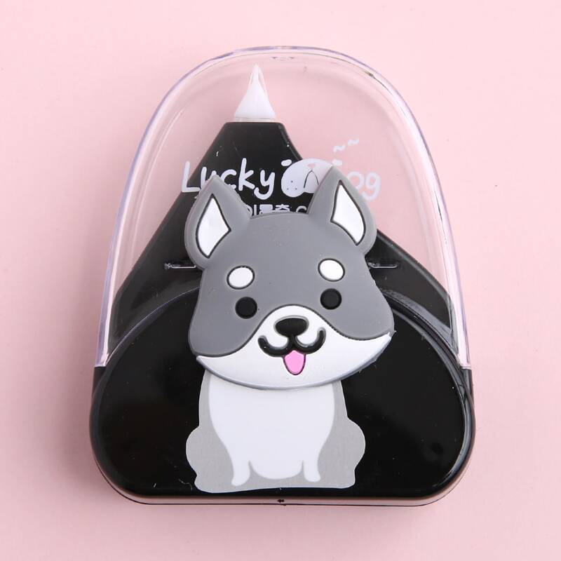 

1pc Cartoon Graphic Correction Tape, Black