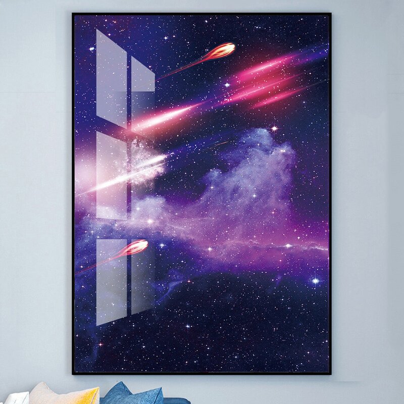

Galaxy Print DIY Diamond Painting Without Frame, Multicolor