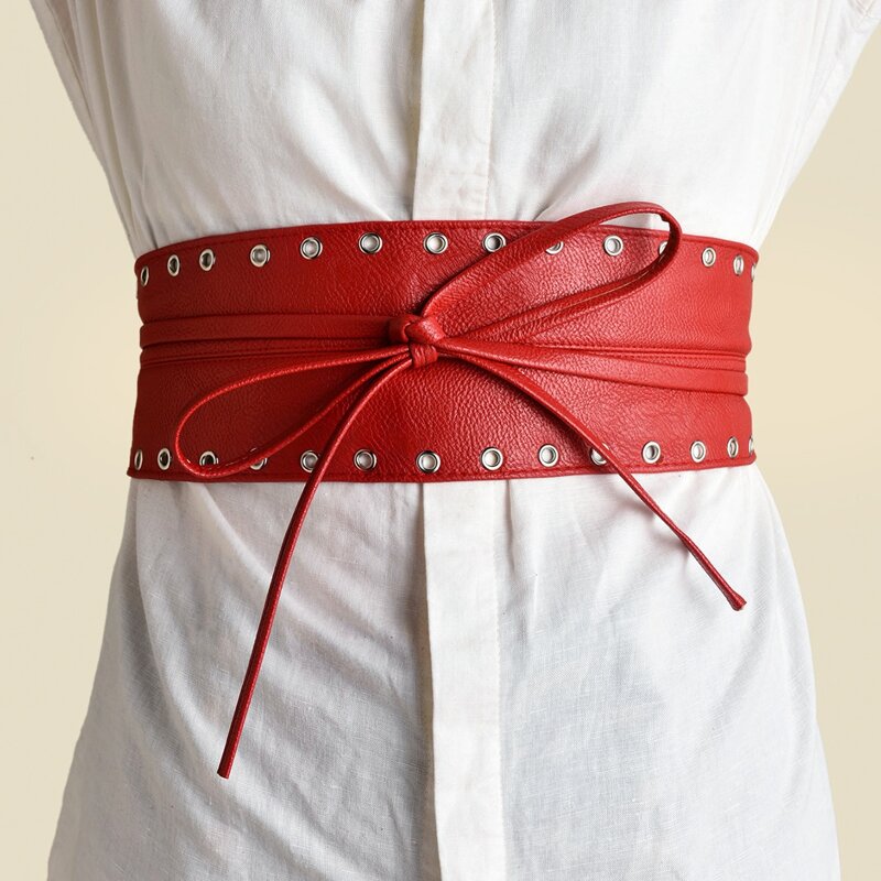 

Plain Corset Belt, Red