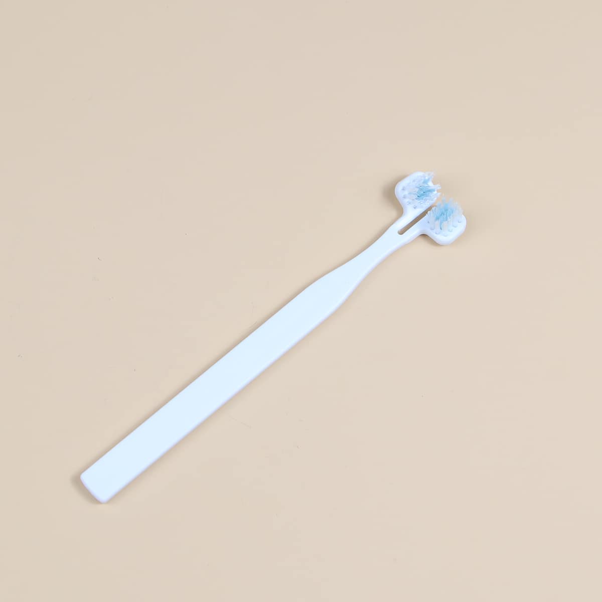 

1pc Double-head Dog Toothbrush, White