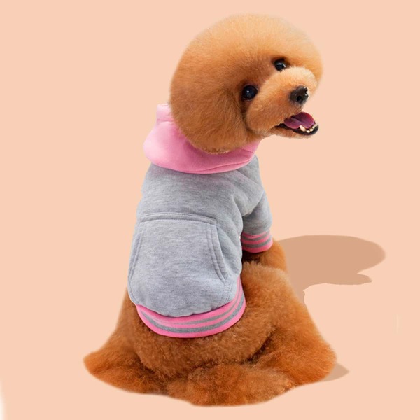 

Hooded Dog Coat, Grey
