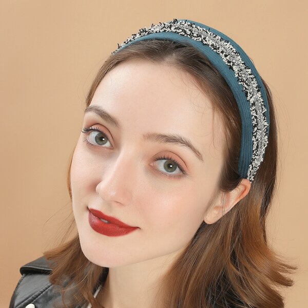 

Rhinestone Decor Hair Hoop, Multicolor