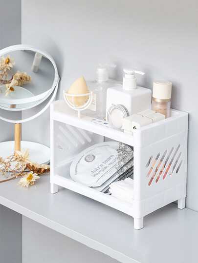 1pc Double Layer Desktop Storage Rack - 100 Mother's Day Gift Ideas