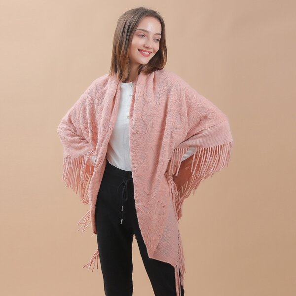

Plain Shawl Scarf, Baby pink