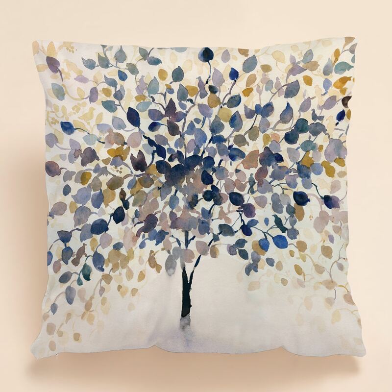 

Tee Print Cushion Cover Without Filler, Multicolor