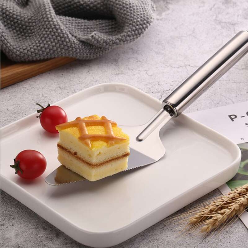 

1pc Stainless Steel Cake Shovel, Silver