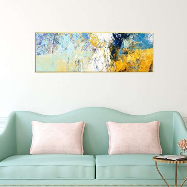 

Graphic Print Wall Painting Without Frame, Multicolor
