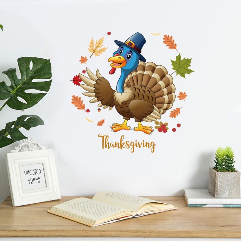 

Turkey Print Wall Sticker, Multicolor