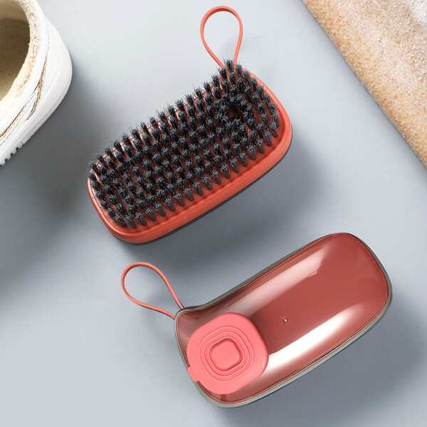 

1pc Multifunction Shoes Cleaning Brush, Red