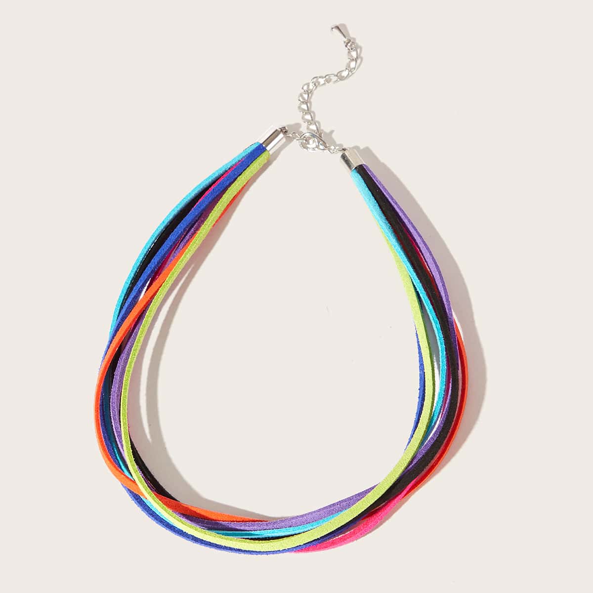 

Layered Rope Choker, Multicolor