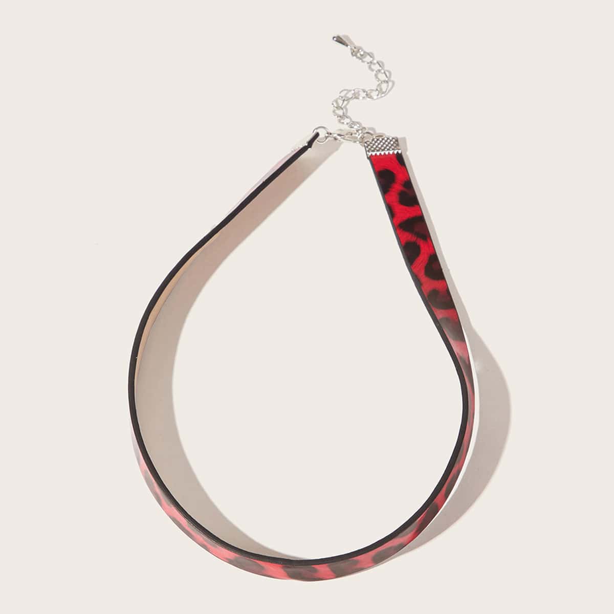 

1pc Leopard Choker, Multicolor