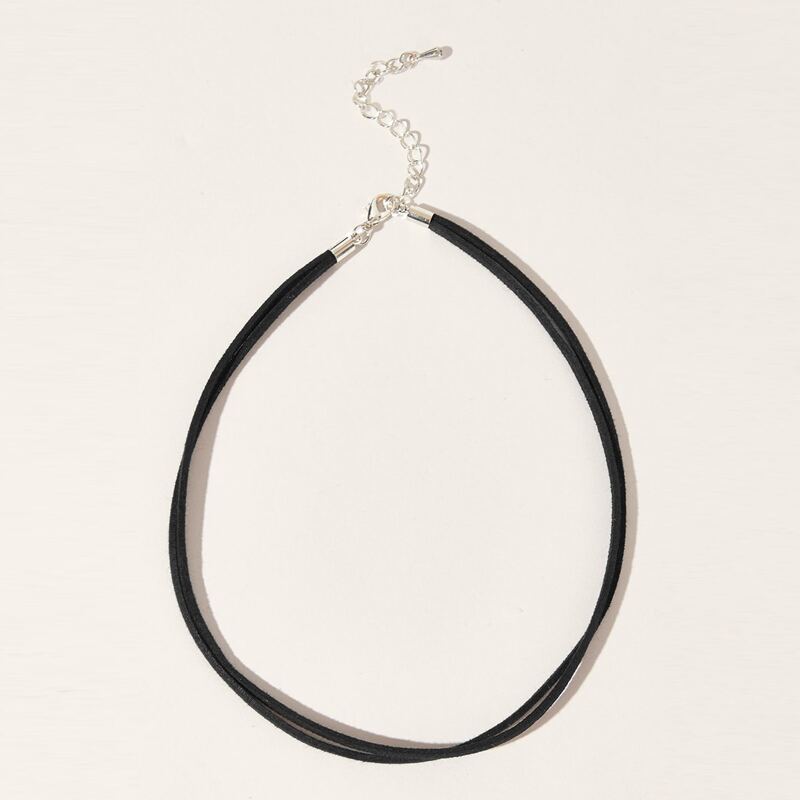 

Solid Rope Choker, Black