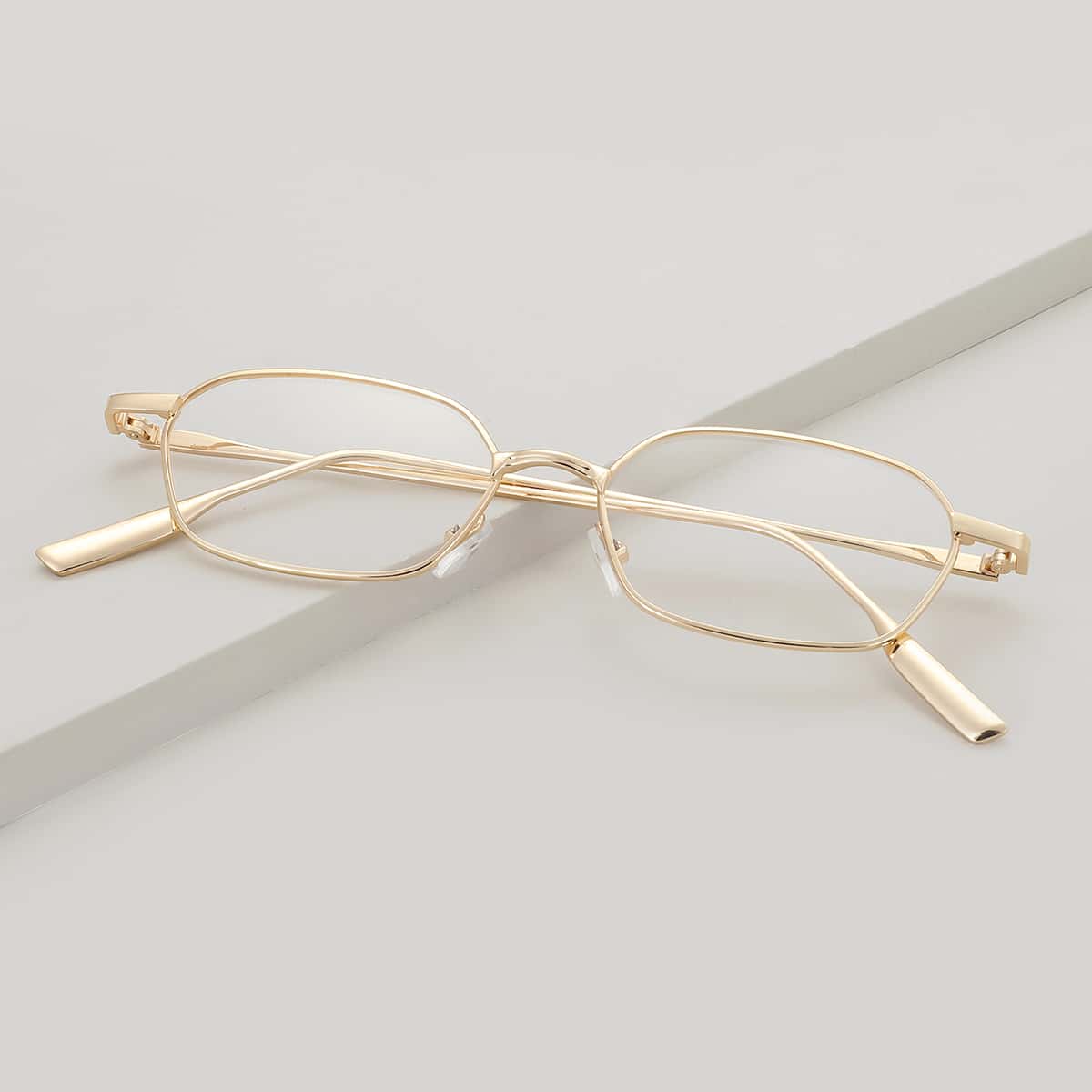 

Guys Metal Frame Glasses, Gold