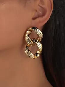 Pendientes vinculados - Amarillo Oro - Ver 1